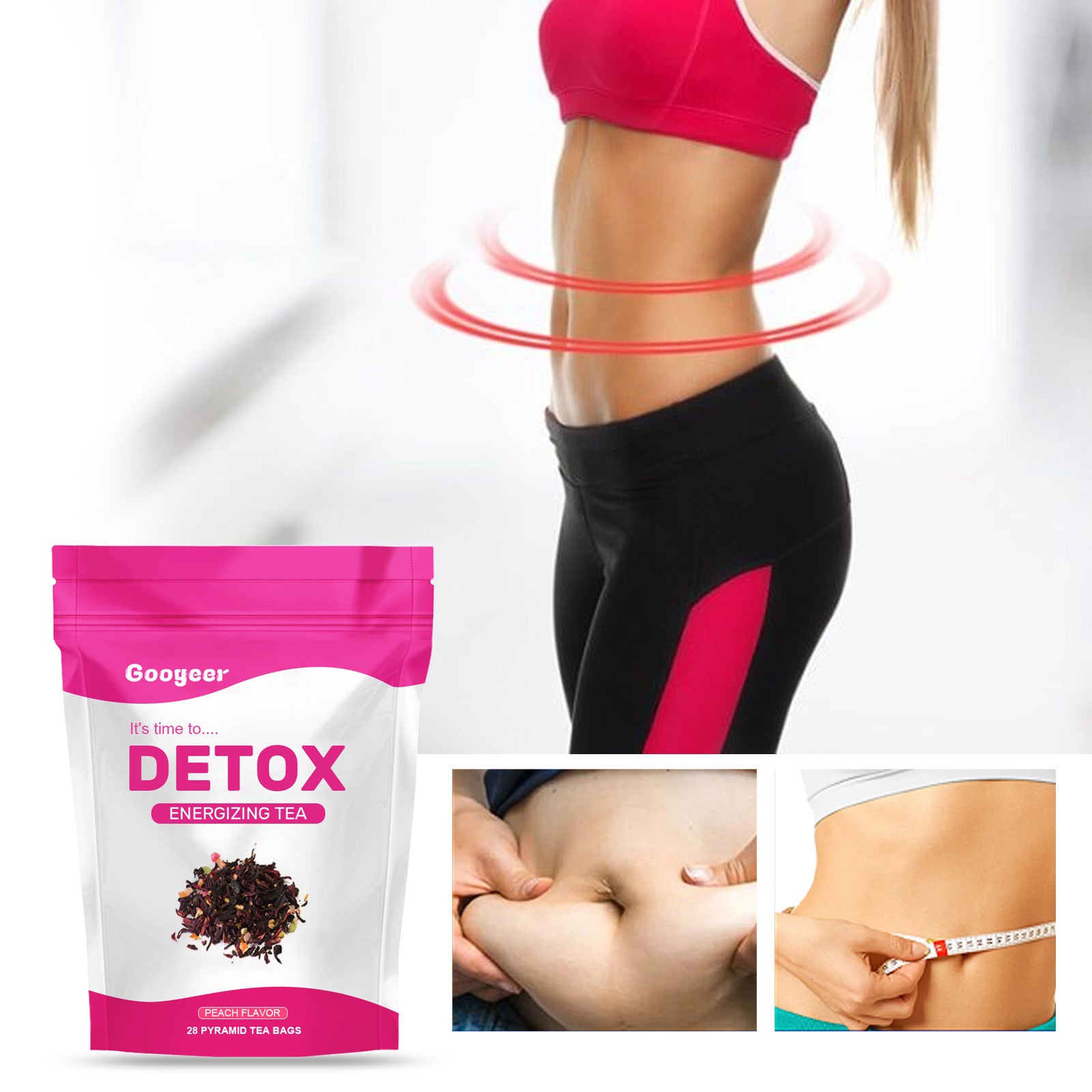 Slimming Belly Contracting Firming Body Health Green Tea