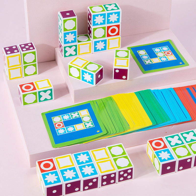 Children's Space Logical Thinking Matching Geometric Game Puzzle Children's Interactive Learning Educational Toys