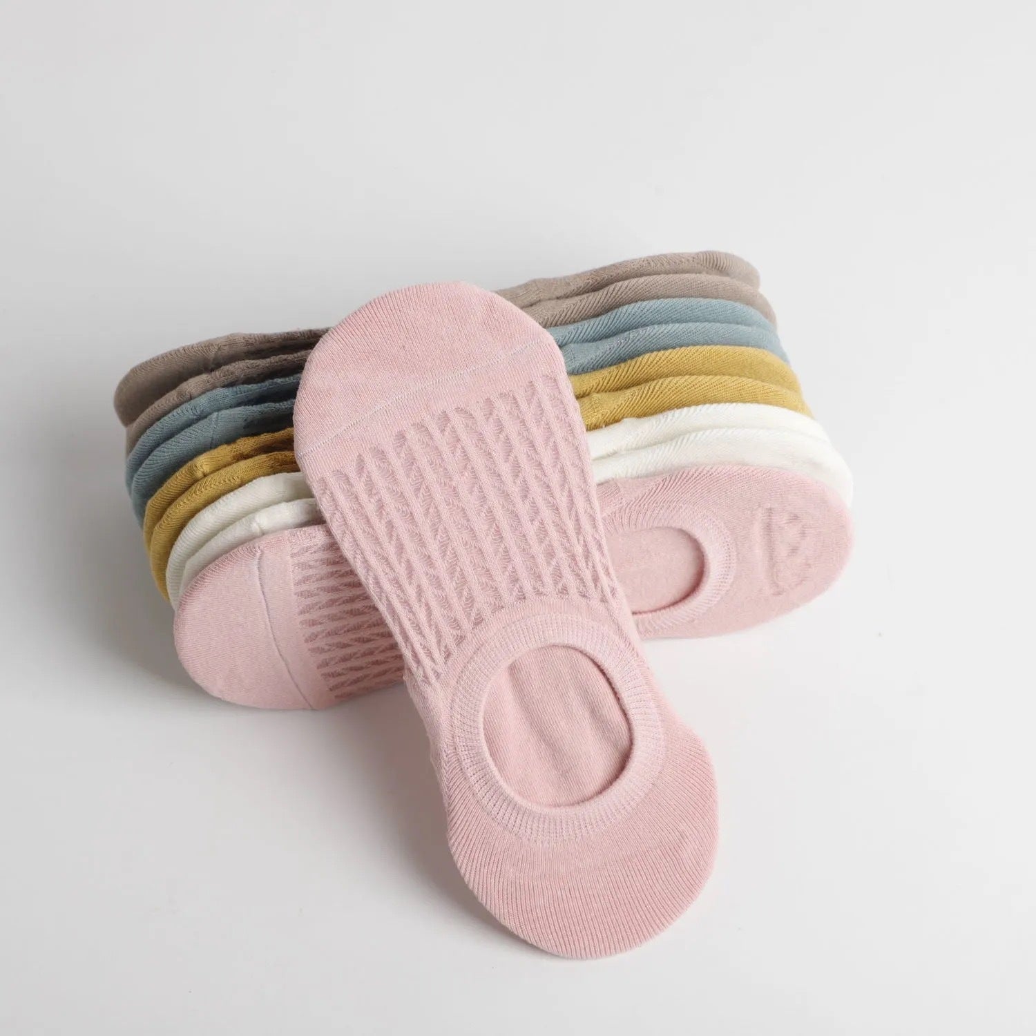 Thin Absorb Sweat Breathable Invisible Silicone Non-slip Boat Socks