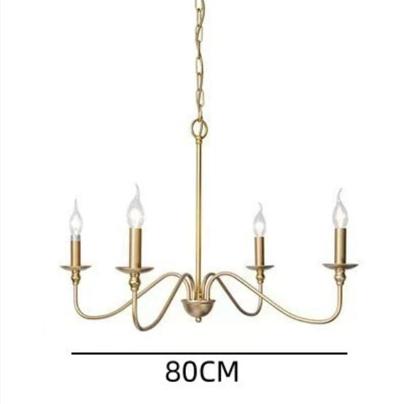 Modern Simple And Light Luxury American Wrought Iron Chandelier