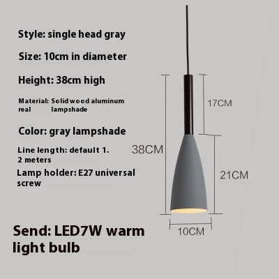 Nordic Modern Restaurant Bar Simple Chandelier