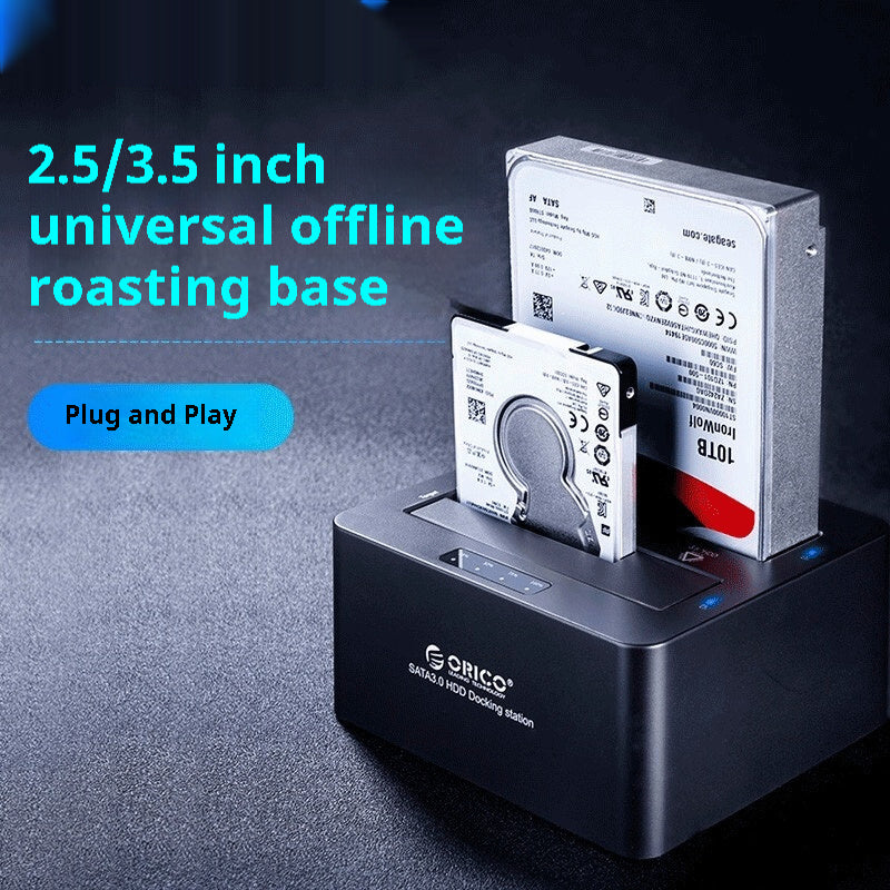 ORICO 6629US3 Dual-Bay SATA Dock – USB 3.0 with Offline Clone (2.5″/3.5″)