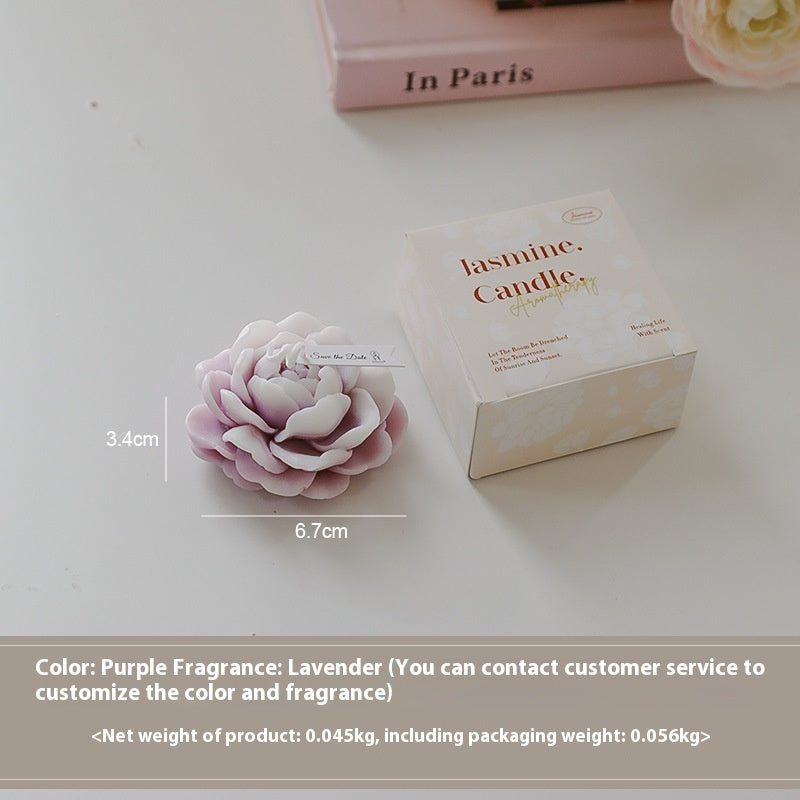 Flower Fragrance Hand Gift Aromatherapy Candle