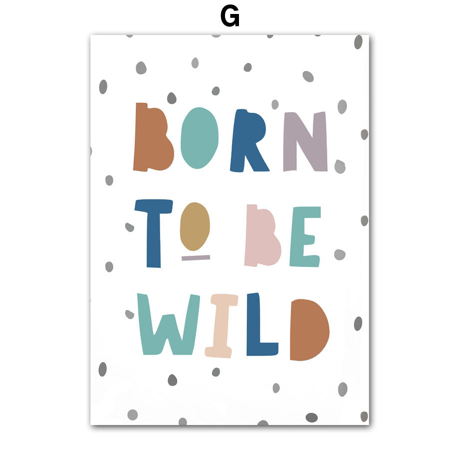 Safari Jungle Animal Wall Art – Giraffe, Lion, Elephant & Toucan Nordic Style Canvas Poster