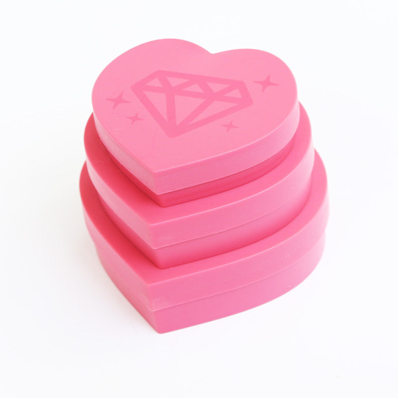 Diamond Painting Peach Heart Turning Drill Plate – DIY Multi-Function Tool Set