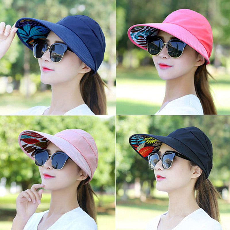 Summer Travel Ladies Printed Sun Hat