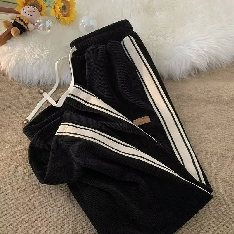 Men’s Thick Fleece Sweatpants – Autumn & Winter Warm Pants