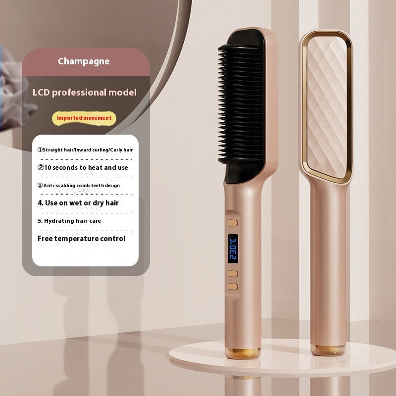 Negative Ion Straight Comb – Anti-Frizz Damage-Free Hair Straightener