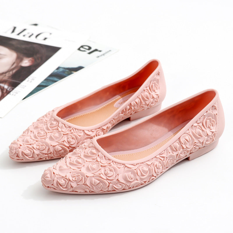 Women's Waterproof Non-slip Outer Wear Low-top Shallow Shoes