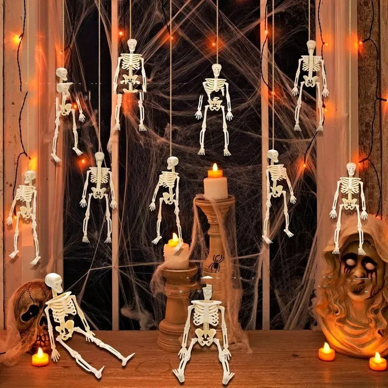 Resin Halloween Hanging Ornaments Set For Outdoor Decor