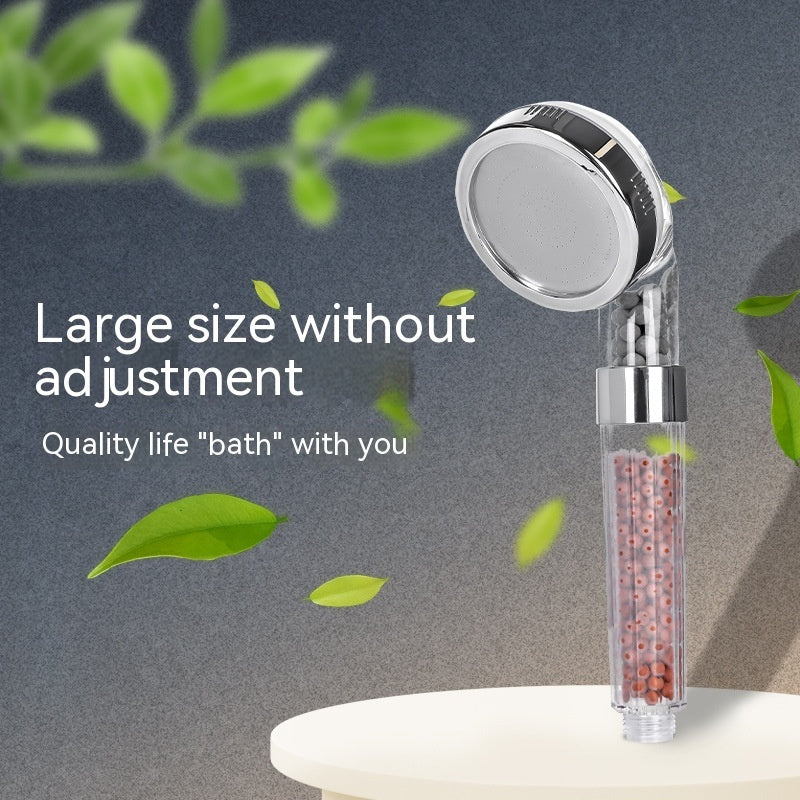 3-Speed Anion Supercharged Filtering Shower Head Nozzle