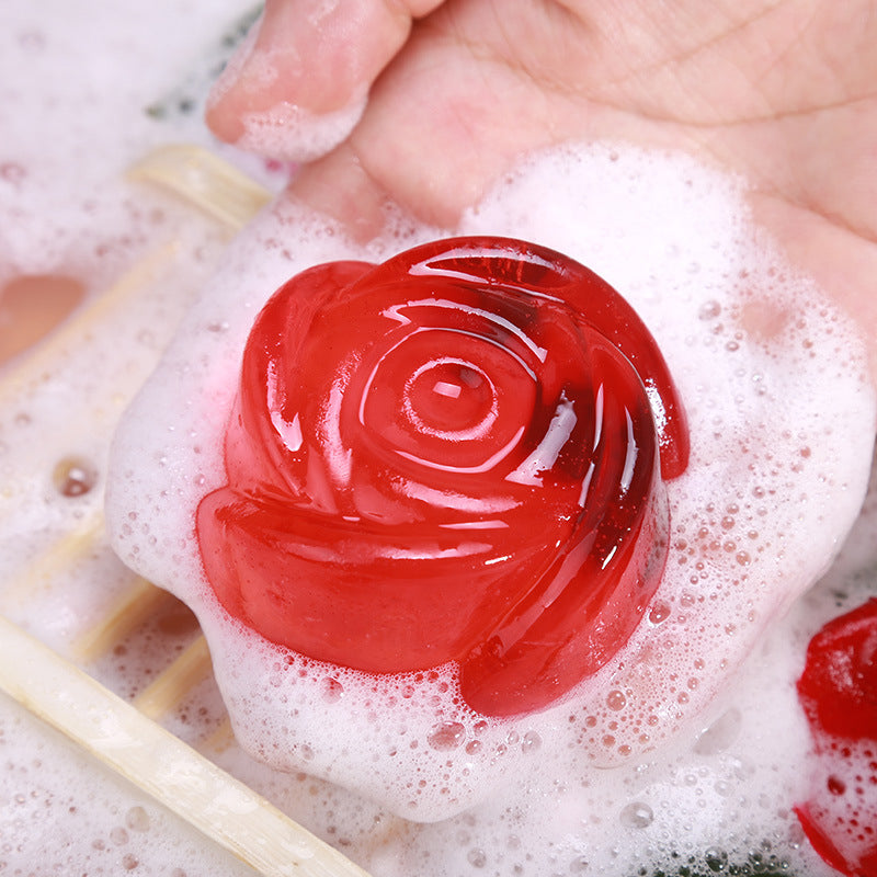 Handmade Rose Oil Soap – Natural Face & Body Cleanser