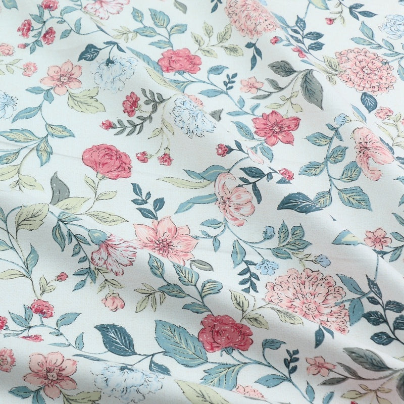 Pure Cotton Home Textile Twill Floral Print Fabric