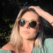 Round Polarized Full Rim Frame Sunglasses