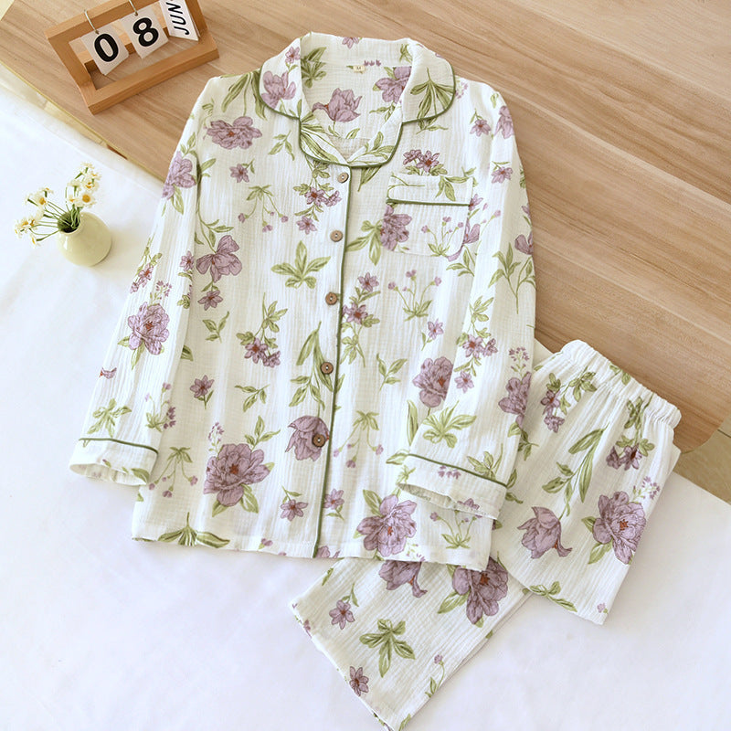 Women's Fashion Cotton Homewear Suit