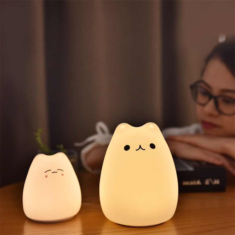 Silicone Night Light For Kids With Touch Sensor Glow
