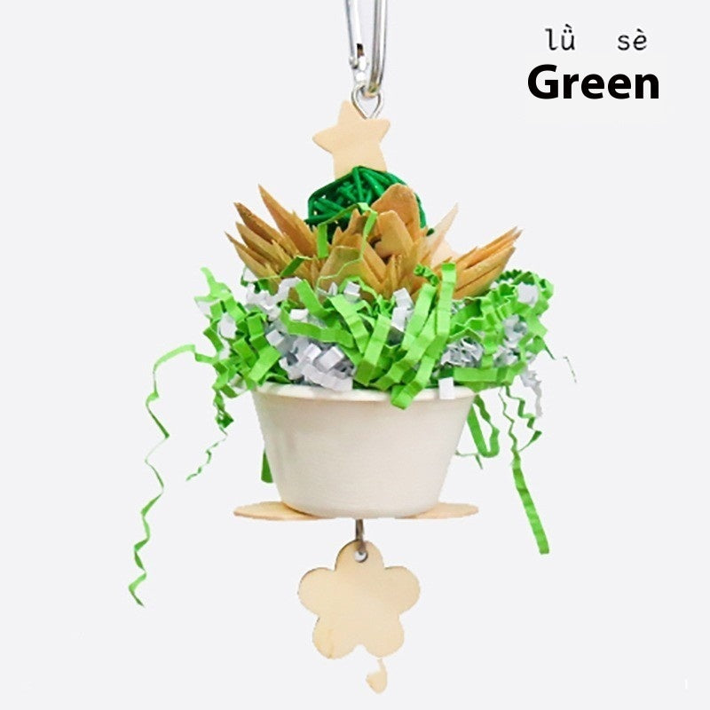 Parrot Flower Clumps Bite Toy