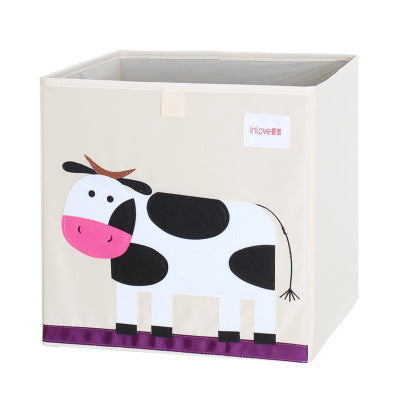 Children’s Fabric Folding Toy Storage Box – Collapsible Organizer