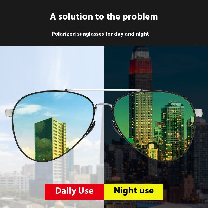 Day and Night Polarized Night Vision Sunglasses