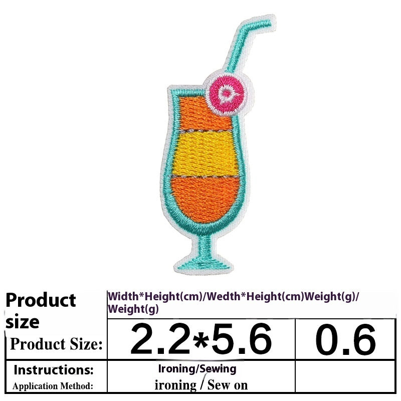 Embroidered Cloth Stickers – Decorative Patches for Clothes, Shoes, and Bags