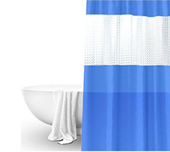 Splicing Translucent Waterproof Mildew-Proof Bathroom Shower Partition Curtain