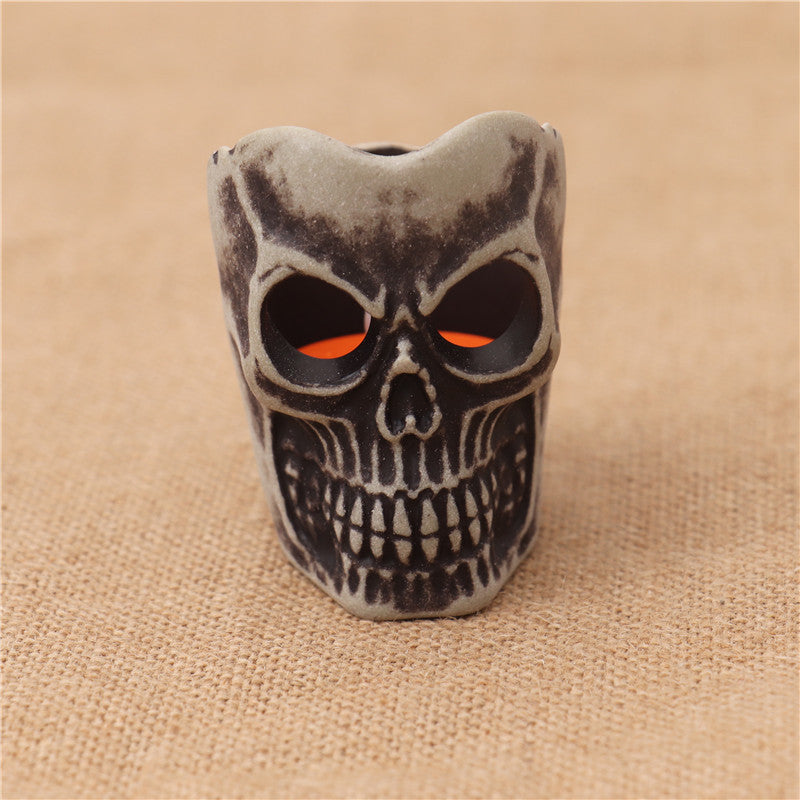 Halloween Decorative Props LED Electronic Glow Skull Light