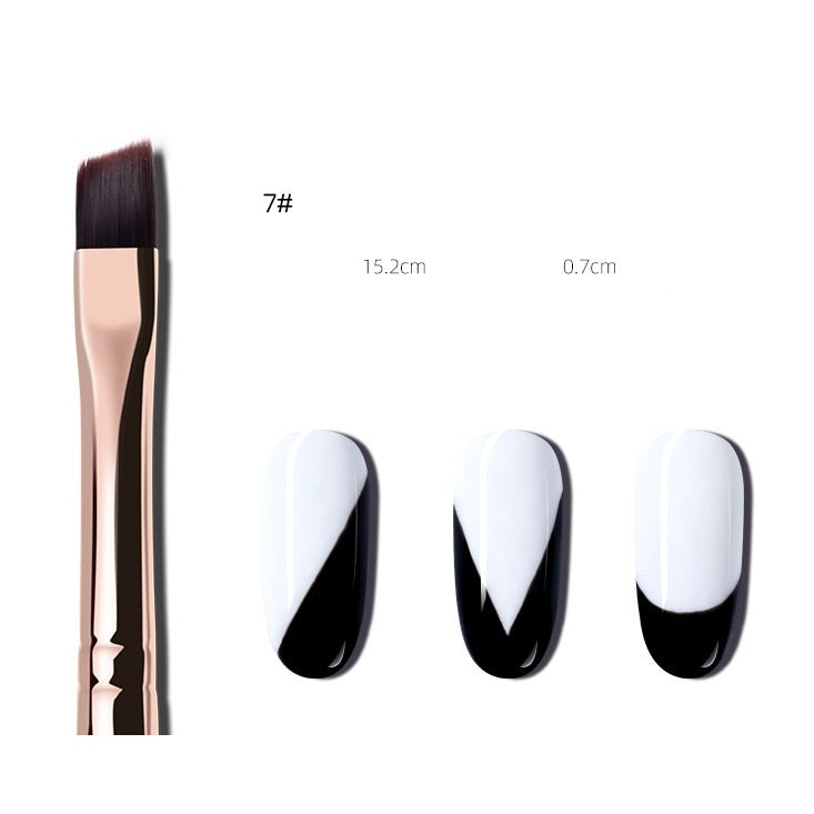 Round Head Nail Art Pen – Light Therapy Painting Tool