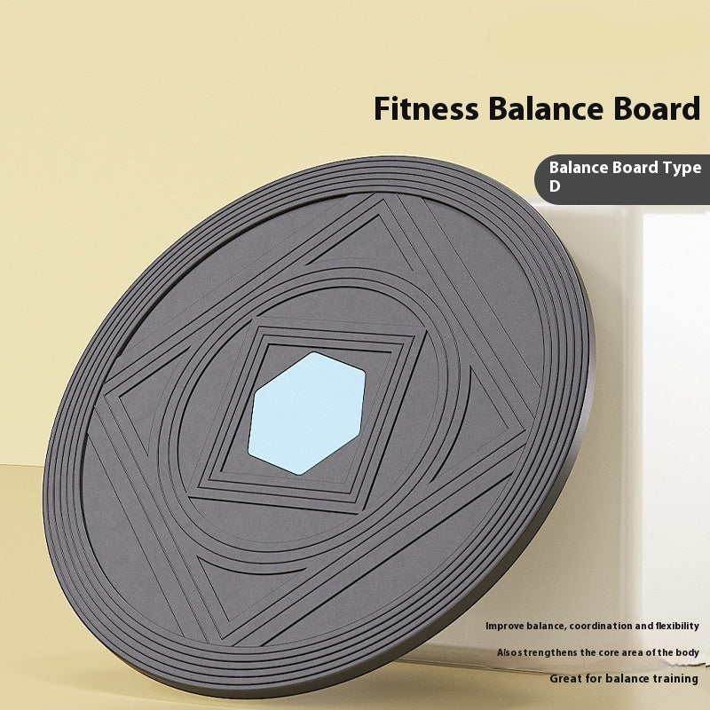 Household Portable Fitness Wood Surf Balance Board Sports Equipment