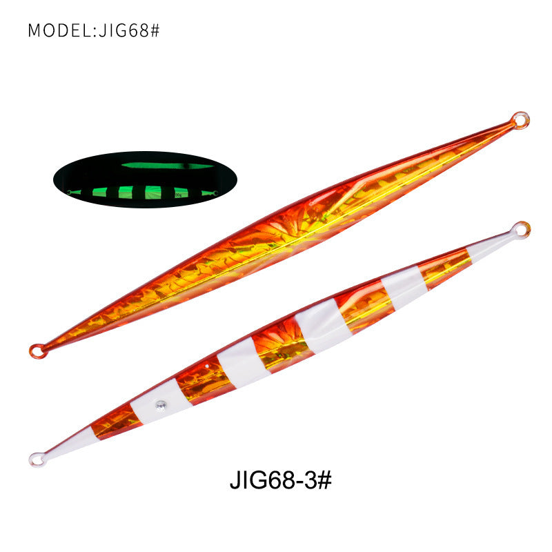 Luminous Iron Plate Lead Bait Sea Fishing Lure Bionic Bait