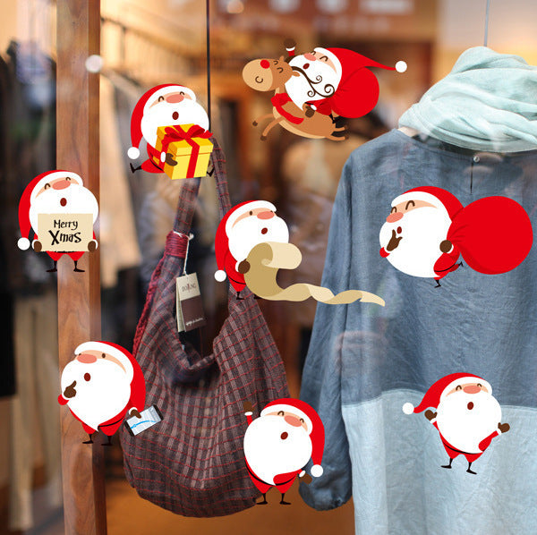 Self-adhesive Decorative Festive Christmas Wall Stickers