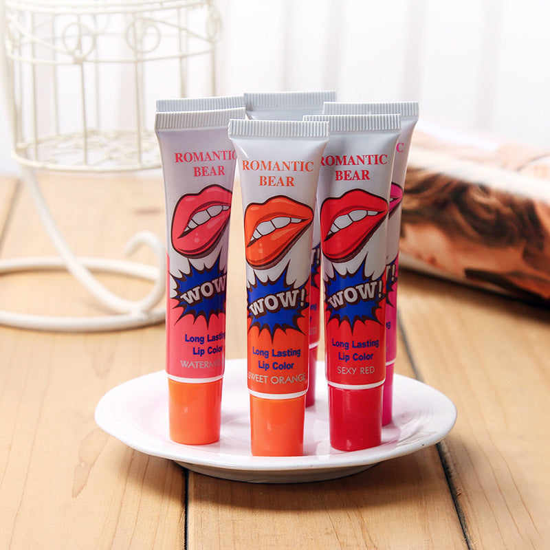 Gel Lip Peel Off Mask 6 Colors Waterproof Long Lasting