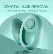 CJEER Nano-Glass Crystal Hair Removal Tool – Painless, Eco-Friendly & Reusable Body Hair Eraser with Metal Finger Ring