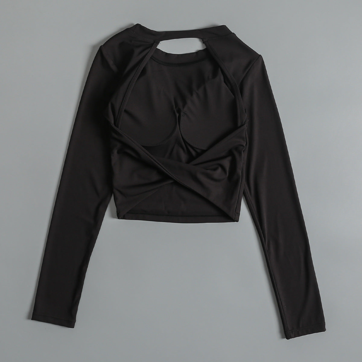 Sexy Beauty Back Sports Long-t-shirt