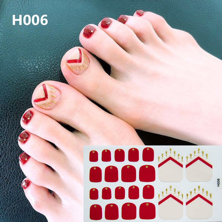 Toenail Sticker Mask Craft Summer