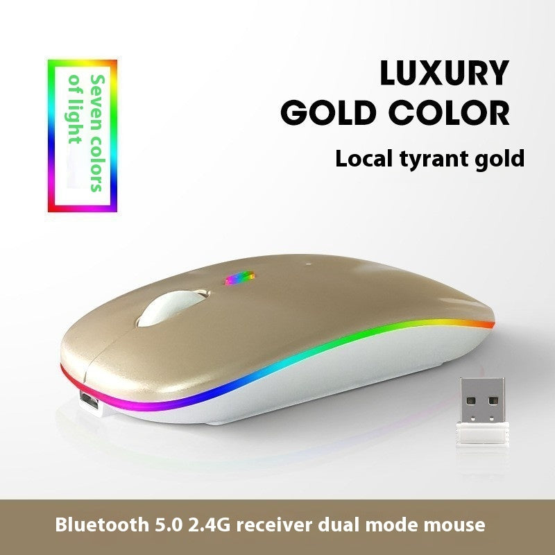 Glowing Bluetooth Mute Charging Mouse