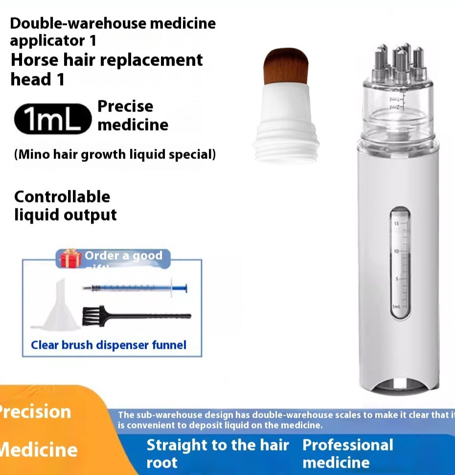 Multi-Pin Scalp Applicator – Soothing Hair Care Tool with Liquid Visual Design