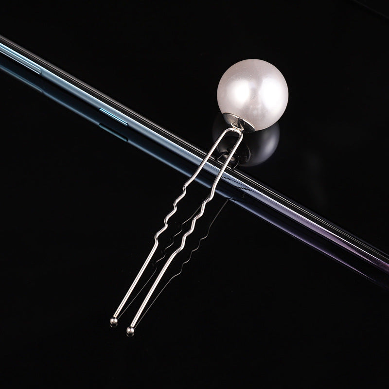 Pearl Hairpin Temperament Ball Head Girls