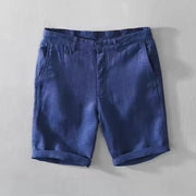 Mens Loose Solid Color Polyester Shorts Breathable Summer