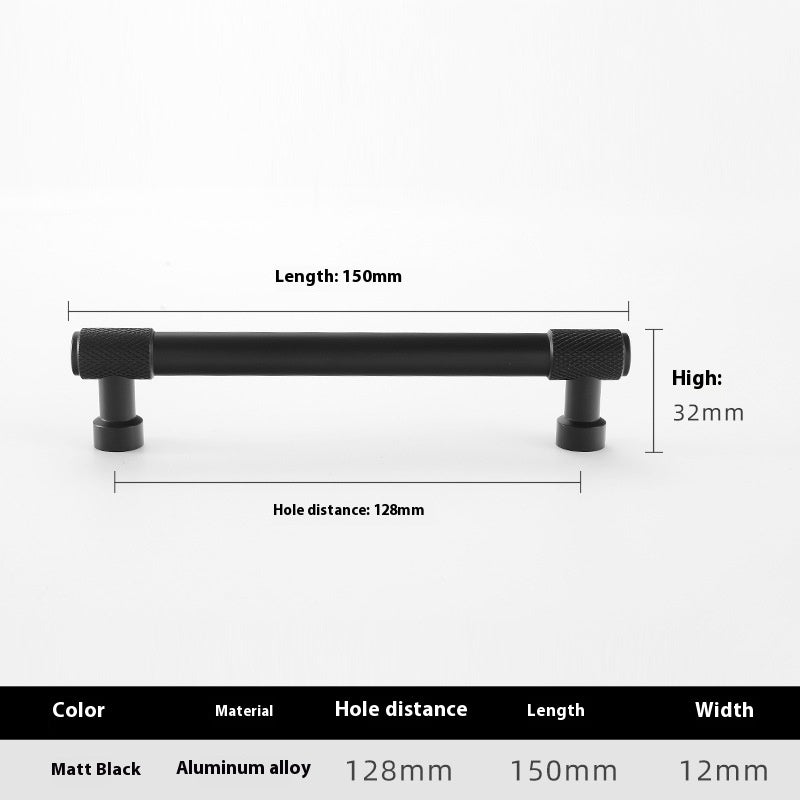 Household Minimalist Aluminum Alloy Cabinet Handle