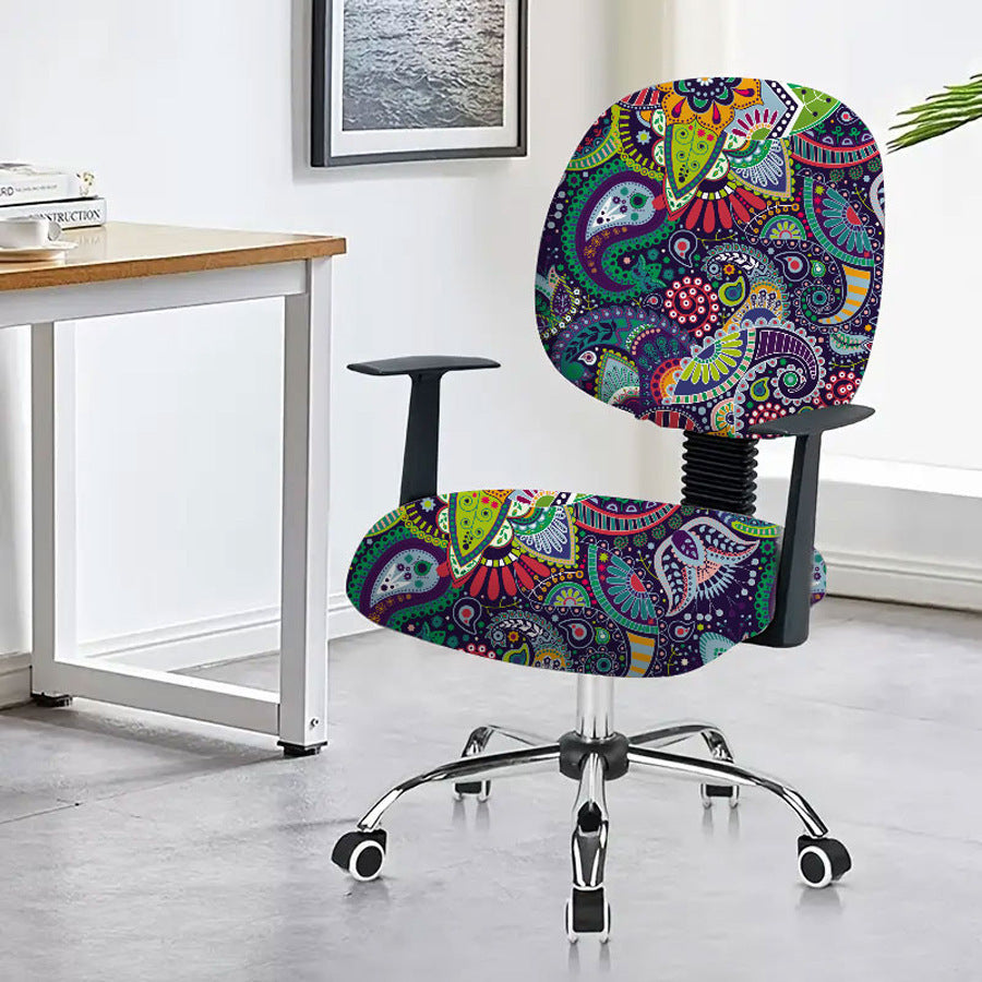 Universal Elastic Polyester Office Computer Chair Armrest Cover