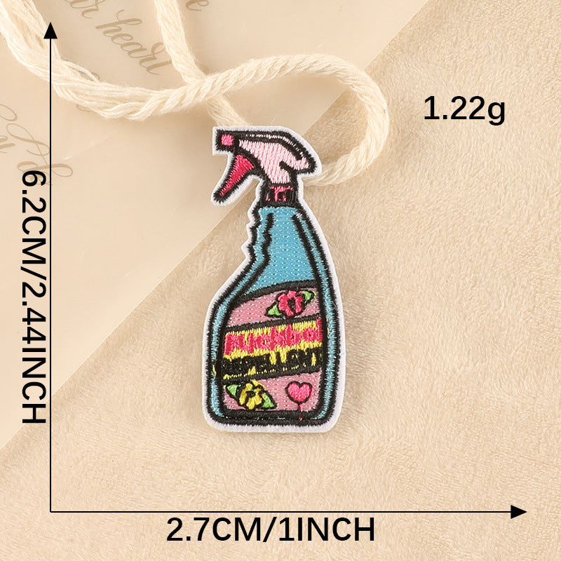 Computer Embroidery Label Patch – Small Badge for Clothing and Accessories