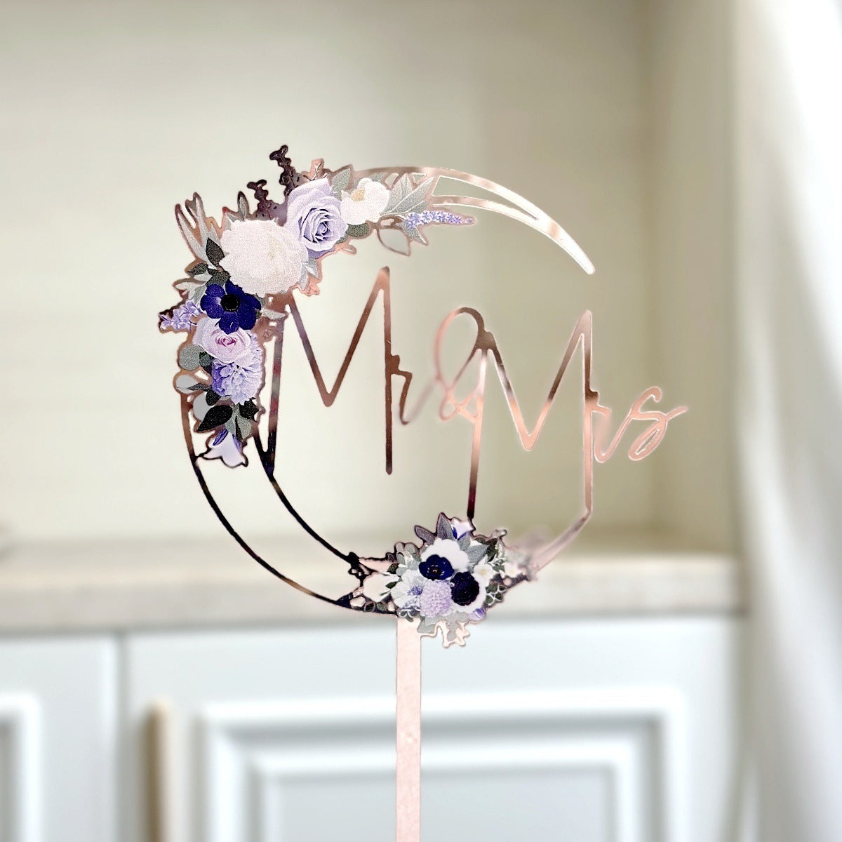 Stylish Ins-Style Colorful Acrylic Wedding Cake Decoration Plug-In