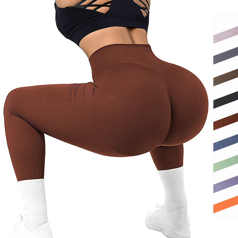 Women’s High-Waist Slim Fit Solid Color Pants – Fashion Casual Nylon Stretch