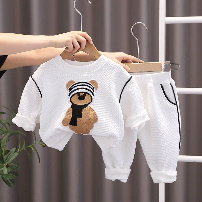 Unisex Hooded Long Sleeve Elephant Cotton Kids Top
