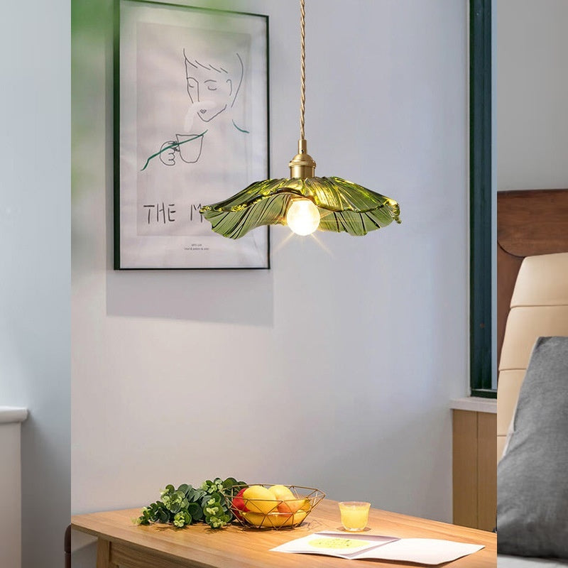 Nordic Japanese Restaurant Decoration Lotus Leaf Lamp