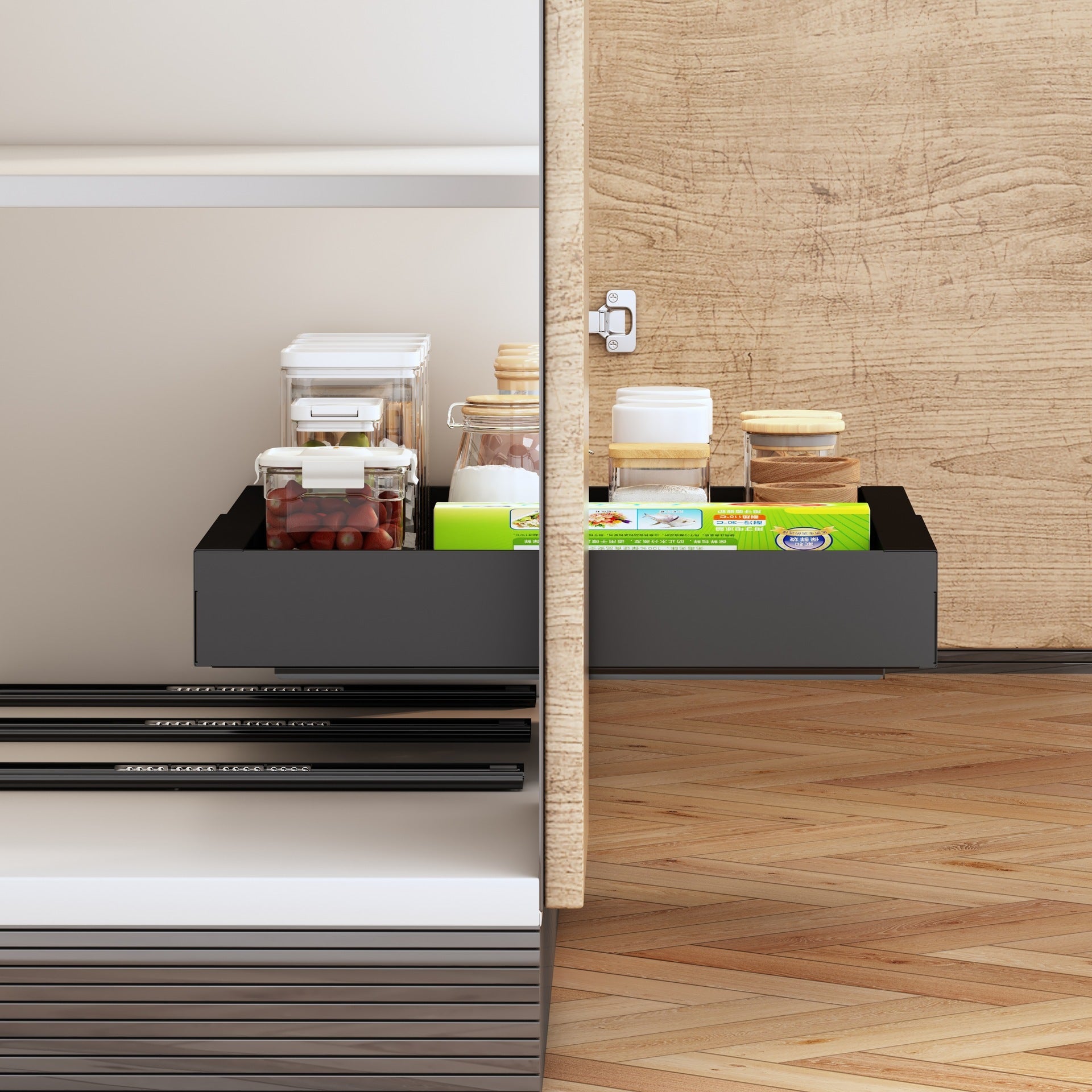 Bathroom Vanity Shelf & Washstand Storage Box – Countertop Organizer with Drawers