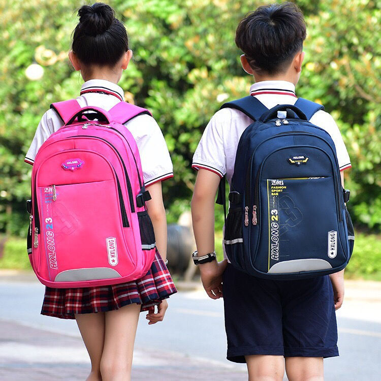 Boys Polyester Backpack for Primary School Grades 1 3 6