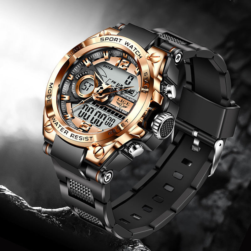 Unisex Casual Quartz Watch With Plastic Strap Waterproof