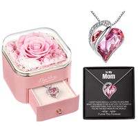 1 Flower Pink Necklace