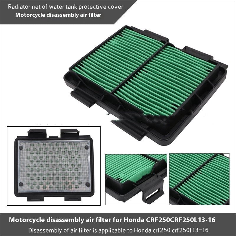 Motorcycle Disassembly Air Filter Cleaner